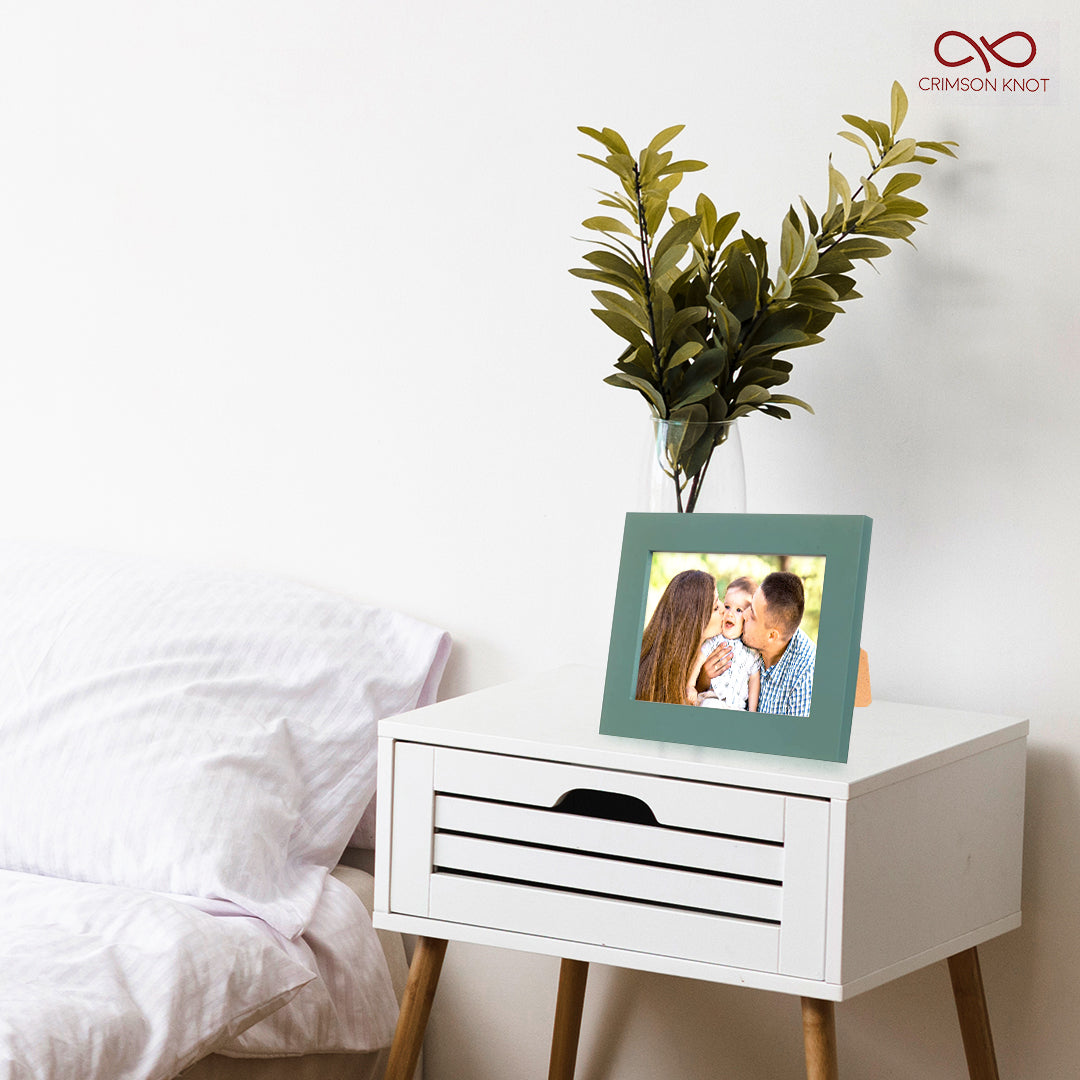 Coloured Straight Photo Frame - Teal