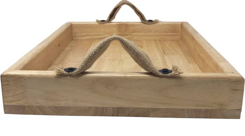 Ottoman Tray with Jute handles- Large