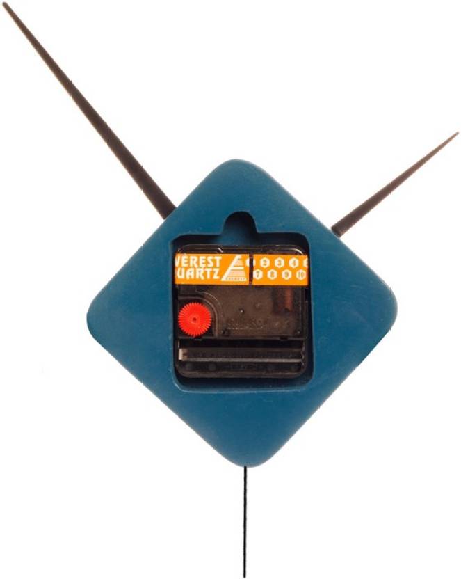 Square Small Wall Clock - Blue