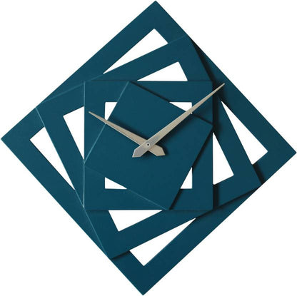 Screw Design Wall Clock - Blue