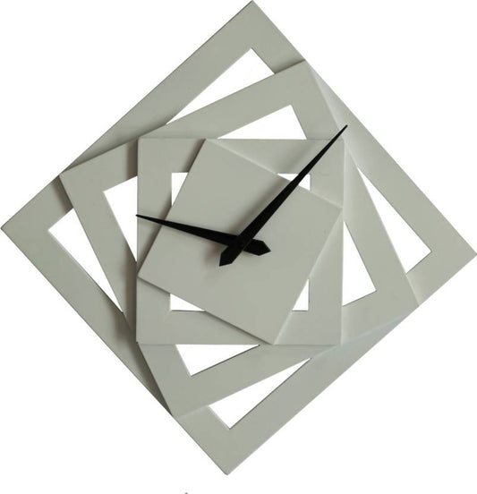 Screw Design Wall Clock - White