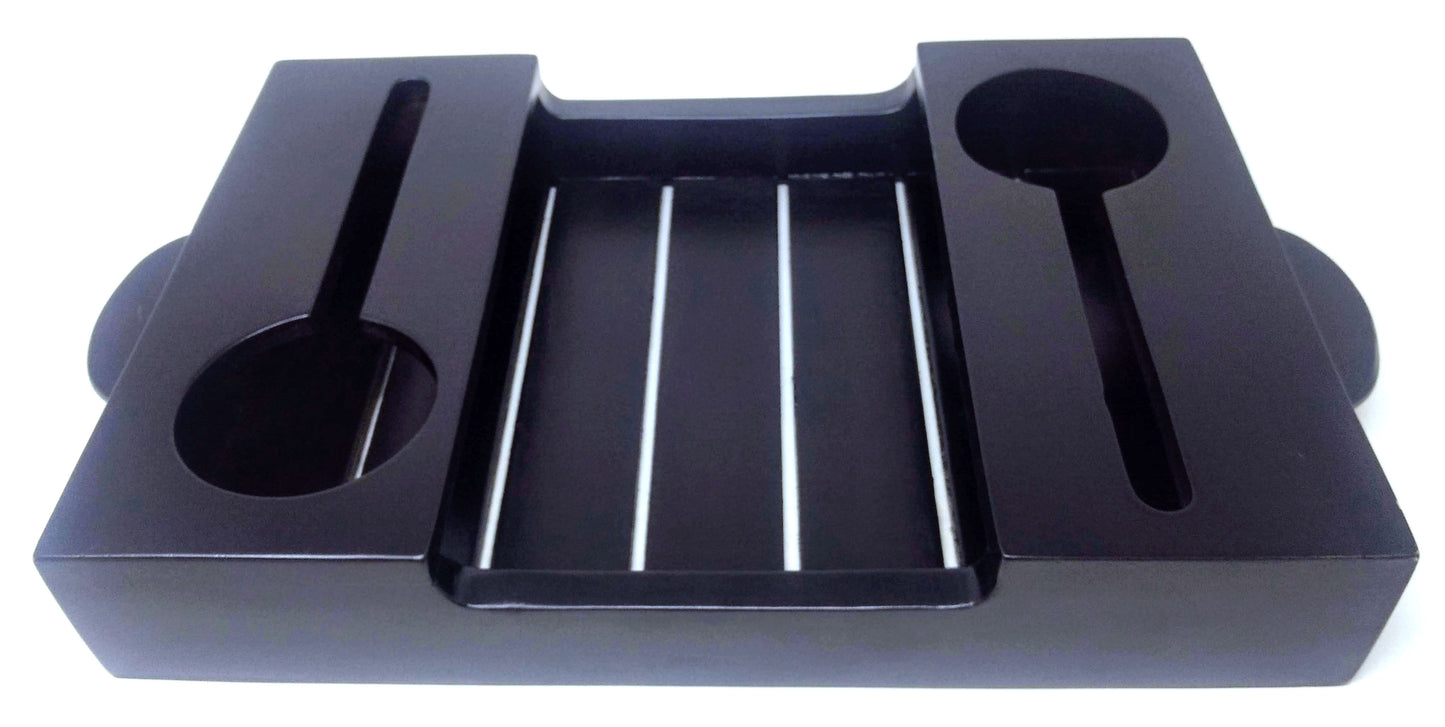 Wine Serving Tray - Dark Mahagony Finish