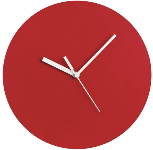 Minimalistic Red clock