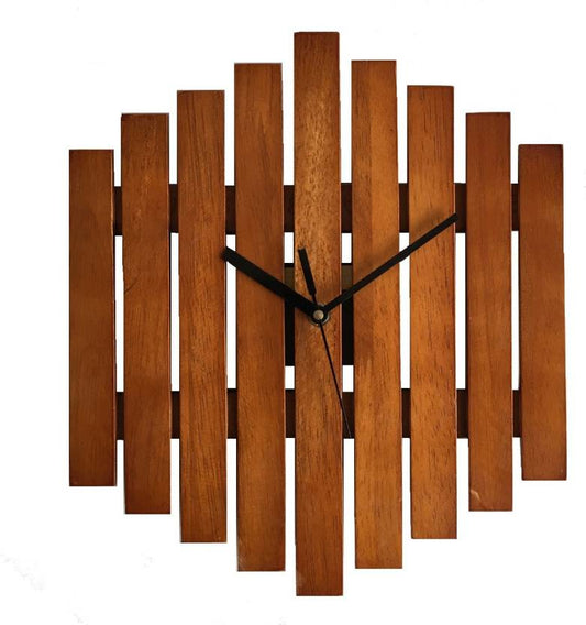 Verticle Slotted Wall Clock 