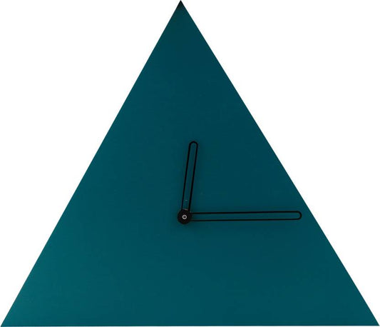 Triangle wall clock - Teal