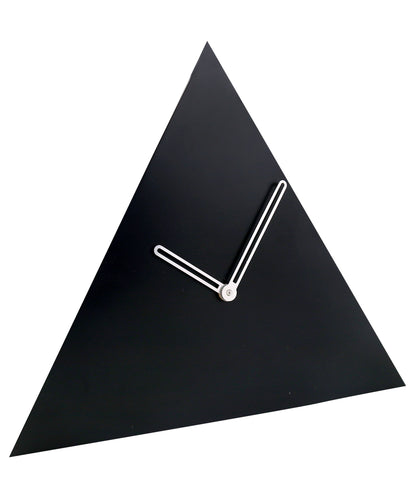 Triangle wall clock - Black
