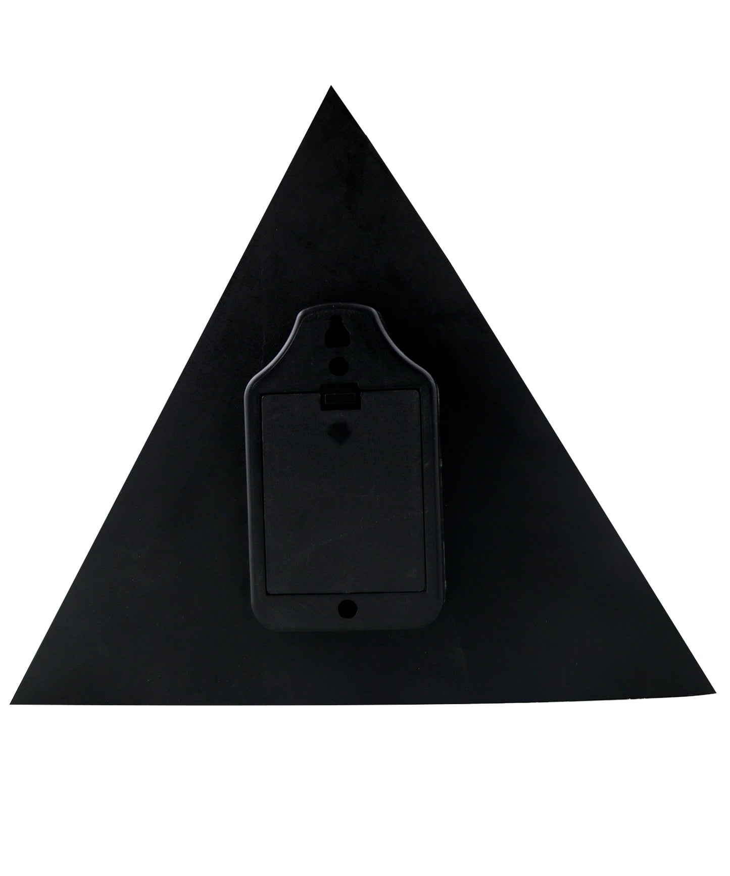 Triangle wall clock - Black