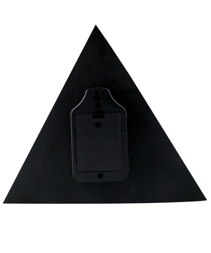 Triangle wall clock - Black