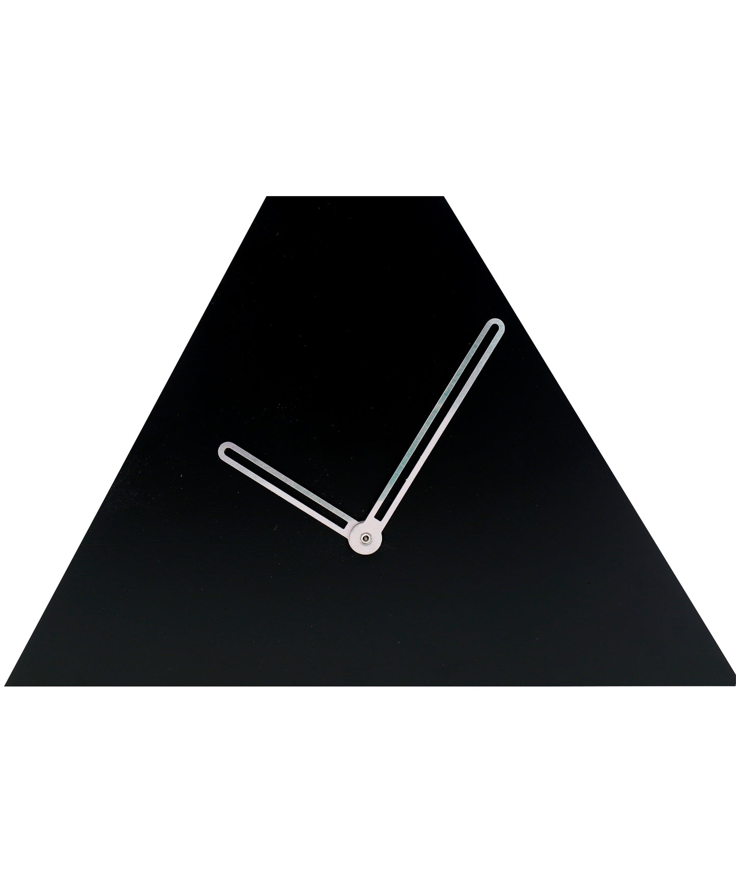 Triangle wall clock - Black