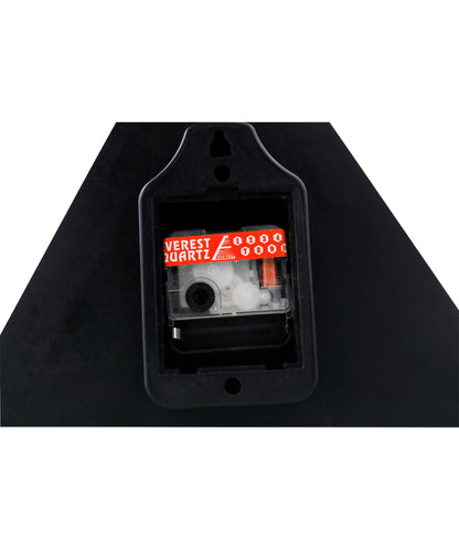 Triangle wall clock - Black