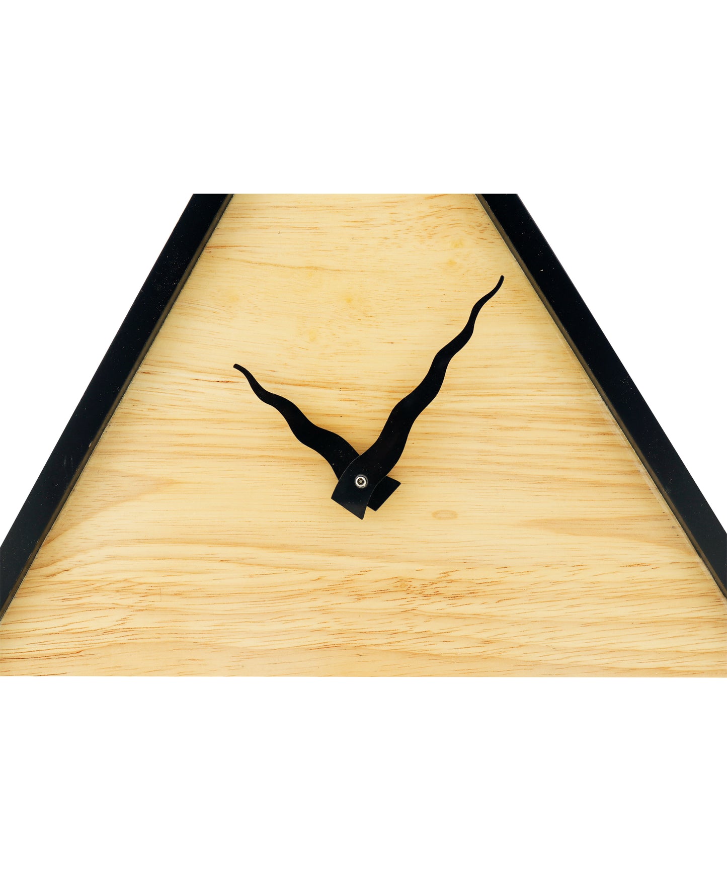 Minimalistic Traingle wooden clock
