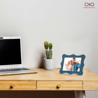 Wavy Photo Frame - Blue
