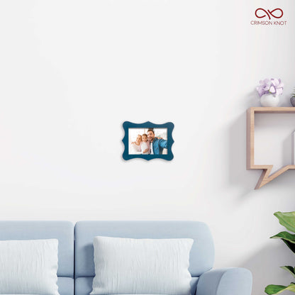 Wavy Photo Frame - Blue