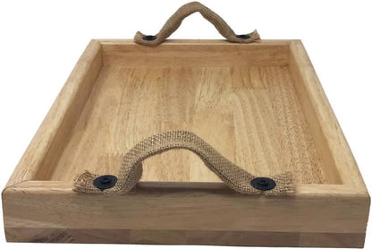 Ottoman Tray with Jute Handles - Small