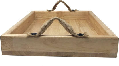 Ottoman Tray with Jute handles- Large