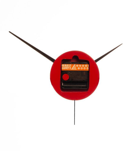 Small Round Clock Red