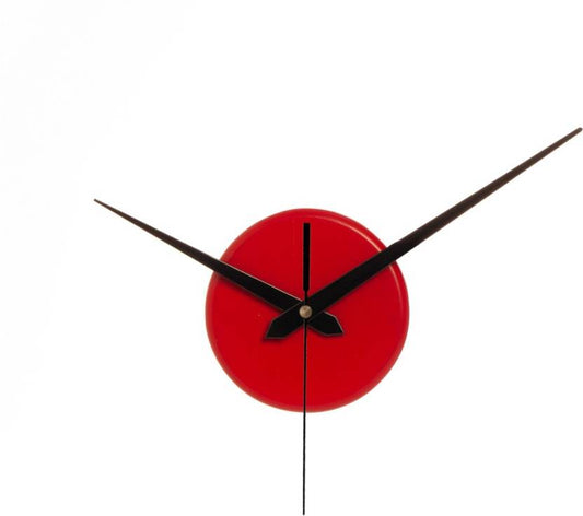 Small Round Clock Red