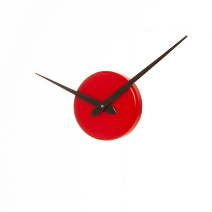 Small Round Clock Red