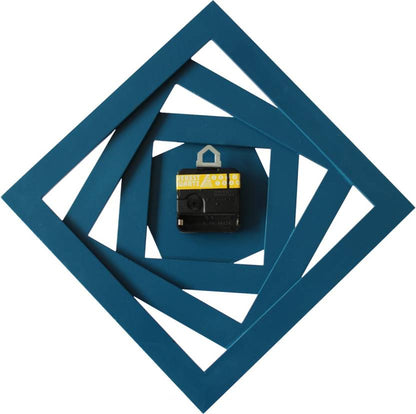 Screw Design Wall Clock - Blue