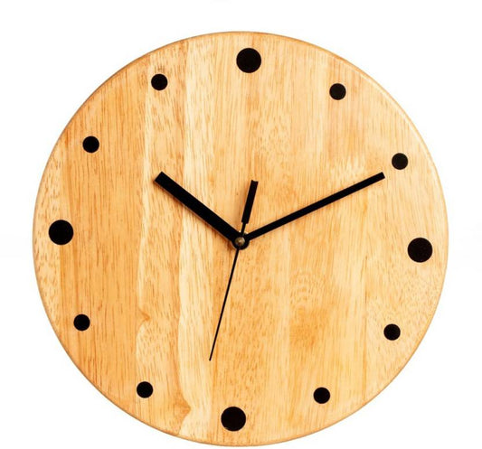 Sticker dots wall clock