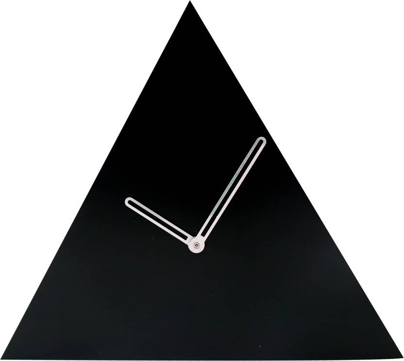 Triangle wall clock - Black
